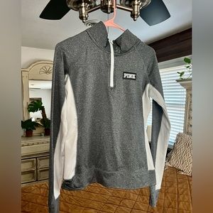 Pink Victoria’s Secret Zip Up Jacket Grey small